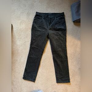 Banana Republic Women's Dark green Straight Leg corduroy